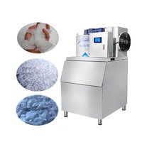 Machine à glace de flocon de catégorie comestible pour la glace de flocon d'affichage d'aliments frais de supermarché