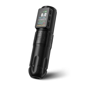 <span class=keywords><strong>Ambition</strong></span> <span class=keywords><strong>Soldier</strong></span> 270 S Máquina de tatuaje inalámbrica con pantalla digital LED de 1800mAh Pluma de caja de tatuaje giratoria para artista del tatuaje - Product Image 1
