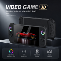 Console de jeu portable M27 avec grand écran de 7 pouces, lecteur de jeux vidéo rétro HD avec système Linux, 20000 jeux, lecteur de jeux portable