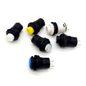 Push Switch DS-427 / 428 Round <b>Button</b> Switch 12mm Non Lock Self Reset Lock Point Switch <b>Button</b> - Product Image 5