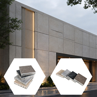 Panel Decorativo de Panal de Abeja de Mármol Personalizado |   Sistema de Piedra Ligera |   Arquitectura Premium