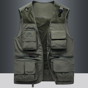 <span class=keywords><strong>Gilet</strong></span> de travail pour <span class=keywords><strong>homme</strong></span> multi-poches à séchage rapide, surdimensionné, photographe, <span class=keywords><strong>maille</strong></span> noire, utilitaire, coupe-vent, pêche <span class=keywords><strong>en</strong></span> plein air, <span class=keywords><strong>gilet</strong></span> pour <span class=keywords><strong>homme</strong></span> - Product Image 4