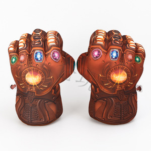 Nouveaux gants <span class=keywords><strong>Spiderman</strong></span> rouge poing vert gants et mitaines de boxe en peluche pour enfants Hulks jouet en peluche cadeau parfait pour les garçons - Product Image 4