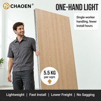 Panneau de mobilier en aluminium alvéolaire sandwich OEM pour projets de placards résidentiels, anti-déformation, anti-moisissure et anti-bactérien
