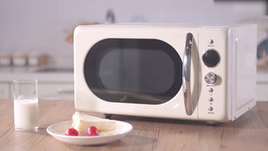 Household Hot Thawing Energy Saving Mini <strong>Retro</strong> <strong>Microwave</strong> Oven - Product Image 2