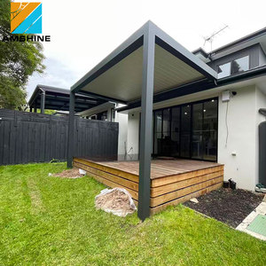 Kits de Techo de Pérgola de Aluminio Impermeable para Exteriores, Gazebo de Jardín con Luz LED, Pérgola Bioclimática Moderna de Lujo para Patio y Galería - Product Image 4