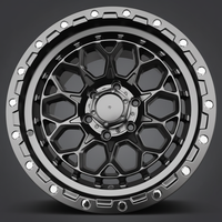 Jantes de voiture tout-terrain Forgex 4X4 de haute qualité, jantes tout-terrain 17 pouces 18 pouces 6x139.7, jantes en alliage noir, jantes Beadlock
