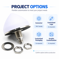 Antenne de relevé GNSS RTK active, connecteur femelle TNC, impédance maximale de 50 ohms Alimentation CC 2,0 VSWR 3,3-12 V pour récepteurs de positionnement