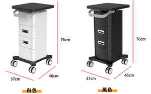 Modern Heavy-Duty Metal 4-Wheel <b>Trolley</b> Cart 80kg Lifting Capacity Spa Beauty Salon Facial Machine Aesthetics Equipment Hospital - Product Image 6