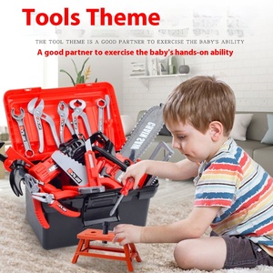 Ensemble d'outils de réparation de tournevis électrique unisexe pour enfants <span class=keywords><strong>jouet</strong></span> de réparation de voiture pour garçon avec simulation perceuse électrique tronçonneuse en plastique - Product Image 3