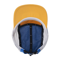 Casquette de course personnalisée en tissu Ripstop, 5 panneaux, avec logo sérigraphié, légère, pour la course sur sentier
