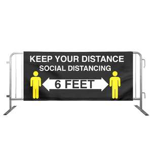 <strong>Custom</strong> Event Banner <strong>Fence</strong> <strong>Crowd</strong> <strong>Control</strong> Barricade Banner for Sport Events and Racing <strong>Barrier</strong> Cover - Product Image 5