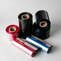 Pita Satin Emas Pita Transfer Termal 110mm*300M Pita Printer Resin yang Dapat Dicuci untuk Pencetakan Label Tekstil Kotak Hadiah