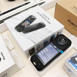 กล้องแอคชั่นคุณภาพสูง 8K 360 HD ป้องกันการสั่นไหว หน้าจอสัมผัส Insta 360 X5 กล้องวิดีโอสำหรับกีฬาและการเดินทาง - Product Image 4