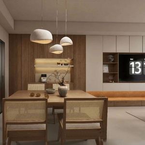 Meubles de salon modernes en bois avec rangement, meuble TV pour hôtels, appartements, villas, solution de conception graphique disponible - Product Image 3