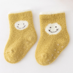 Chaussettes pour enfants solides <span class=keywords><strong>quatre</strong></span> saisons garçon nouveau-né bébé chaussettes coton infantile chaussettes pour filles 0-36 mois - Product Image 3