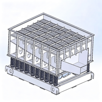 Séparateur de sable à vibrations fixe haute performance pour usage intensif, utilisé pour le traitement de séparation du sable de fonderie, dans les machines de fonderie