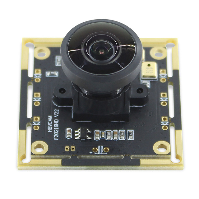2.0 Mega Pixels USB camera module 1080P high definition face recognition 180 degree panoramic wide angle lens module