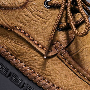 <span class=keywords><strong>Chaussures</strong></span> en cuir pour hommes, tendance, respirantes, anti-eau, légères, <span class=keywords><strong>chaussures</strong></span> <span class=keywords><strong>à</strong></span> bout pointu, antidérapantes, <span class=keywords><strong>à</strong></span> lacets, <span class=keywords><strong>chaussures</strong></span> <span class=keywords><strong>de</strong></span> travail décontractées - Product Image 4