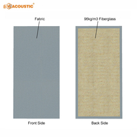 Panel Dinding Dekoratif Akustik Kain Berbingkai Resin/MDF/Aluminium Panel Dinding Berlapis Fiberglass Panel Akustik untuk Bioskop
