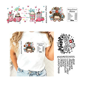Étiquette de vêtements dtf en papier transparent avec transfert de chaleur, étiquette de lavage imprimée pour sac à vêtements - Product Image 1