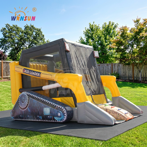 WINSUN Château gonflable commercial en PVC, sans plomb, ignifuge, étanche, facile à installer, avec trampoline et aire de jeux, pour parcs de loisirs - Product Image 3