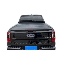Couverture de benne tri-pliante encastrée étanche et verrouillable pour Ford F150 2019-2026, 5,5 pieds