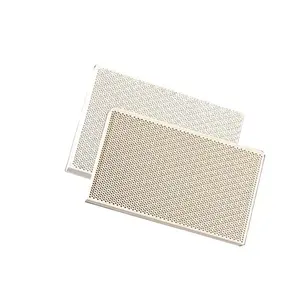 Heater Exchanger Honeycomb Porous Mullite Cordierite Ceramic Plate For Burner Gas glass for single burner hot plate