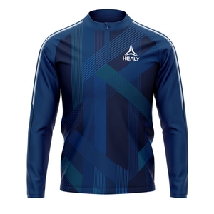 Vestes de sport légères à fermeture éclair quart personnalisées pour hommes Survêtement d'extérieur de haute qualité avec logo de club de football personnalisé - Product Image 5