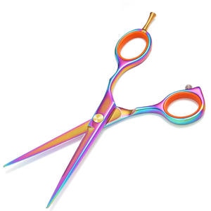 Ciseaux à cheveux colorés de 6,0 pouces, ciseaux de coiffure professionnels pour droitiers, outil de beauté fabriqué à Suzhou - Product Image 2