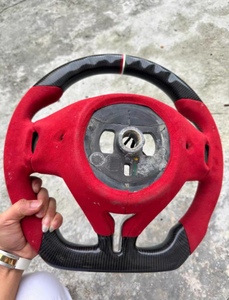 Volante deportivo de fibra de carbono <span class=keywords><strong>Maserati</strong></span> Quattroporte Levante con diseño de fondo plano Material de cuero para modelos <span class=keywords><strong>GHIBLI</strong></span> - Product Image 3