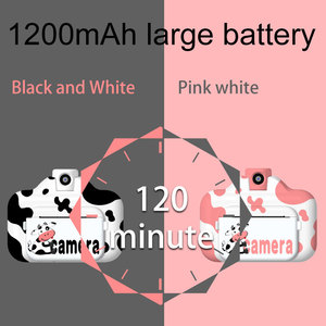 Fotocamera per Bambini Little Calf con Stampa, Schermo 2.4IPS, Lente Rotante a 180 Gradi, CMOS Full HD 12MP, Batteria 1200mAh, Foto Creative e Divertenti - Product Image 5