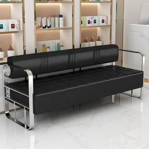 Silla de Espera para Salón de Belleza, Tienda de Ropa, Área de Descanso, Diseño Moderno, Sencilla, de Cuero Sintético, Muebles de Moda - Product Image 1