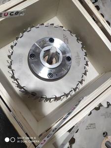 Hojas de corte de fresado PCD de diamante con revestimiento de sierra Circular <span class=keywords><strong>LEUCO</strong></span> personalizadas para máquina perfiladora de clic de suelo - Product Image 3