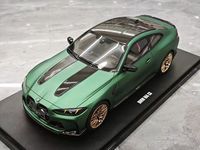 Modèle de voiture en résine moulée sous pression GT Spirit 2024 M4 CS version limitée à l'échelle 1:18 pour collection d'entusiastes de modèles réduits, décoration de maison