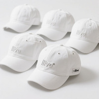 Gorra de Béisbol Deportiva de Poliéster/Algodón, Estilo Urbano, con Logotipo Bordado Personalizado, Cierre Trasero Ajustable