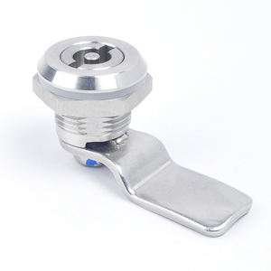 स्टेनलेस स्टील 304 कुंजी लॉक पॉलिश फिनिश डबल बिट तिमाही बारी स्क्वायर त्रिकोण हेक्स लॉक टिकाऊ एंटी-चोरी डिजाइन - Product Image 1