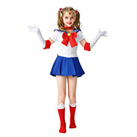 Disfraz de Cosplay de Pretty Soldier Sailor Moon, Ropa de Fiesta Sailor Stars, Conjunto de Alta Calidad para Celebridades de Redes Sociales TikTok