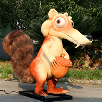 Modèle d'animal de la jungle animatronique : Modèle de simulation d'écureuil