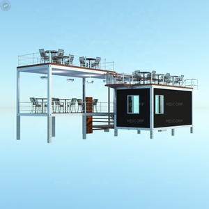 Flatpack Conteneur Café Café à guichet unique <span class=keywords><strong>Dessert</strong></span> Boutique Pub avec Terrasse Sur Le Toit en Angleterre - Product Image 4