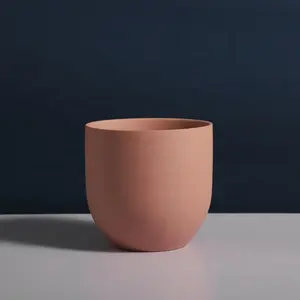 YBH Nordic Decor Ceramic Planter Mini round Ceramic Clay Succulent Pot Home Decoration Flower Pot for Christmas Gift