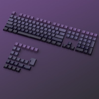 Noble Purple Full Set of 133 Keys PBT Injection Molding Side Engraved Light-Emitting Keycaps