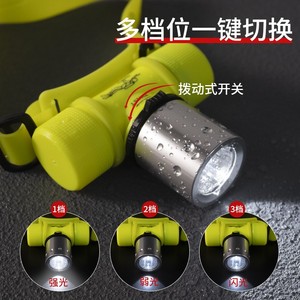 l 3 Modes Super Bright LED <strong>Headlamp</strong> <strong>Diving</strong> <strong>Headlamp</strong> Plastic Aluminum <strong>Headlamp</strong> - Product Image 6