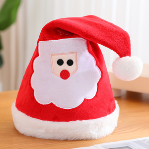 Nouvelles décorations de Noël musicales oscillantes Led adultes et enfants chapeaux de père noël dessin animé bonhomme de neige wapiti chapeaux de noël - Product Image 5
