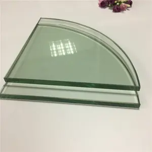 Guangdong Glass Factory supplier 5mm / 6mm / 8mm / 10mm / 12mm l Shaped Glass Shelves Used In Bathroom