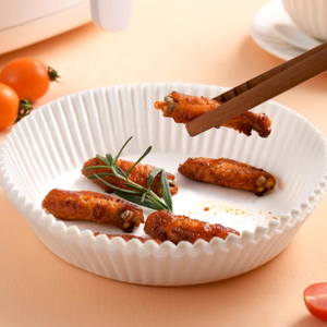 Alas kue bulat anti lengket sekali pakai dan kertas & papan perkamen udara persegi untuk makanan yang dilapisi untuk roti untuk Air Fryer - Product Image 3