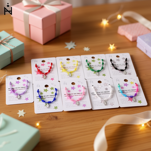 Seven Star Knot <b>Bracelet</b> 12Pcs Stainless Steel Handmade Unisex Gift Cute Fashion Cuff <b>Bracelets</b> - Product Image 3