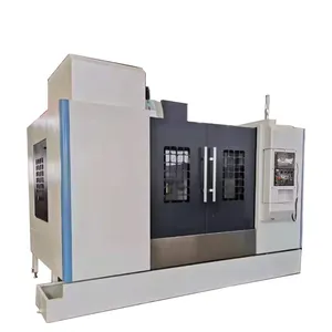 Mesin mesin vertikal CNC VMC1370 opsional Fanuc CNC sistem tiga sumbu empat sumbu mesin penggilingan