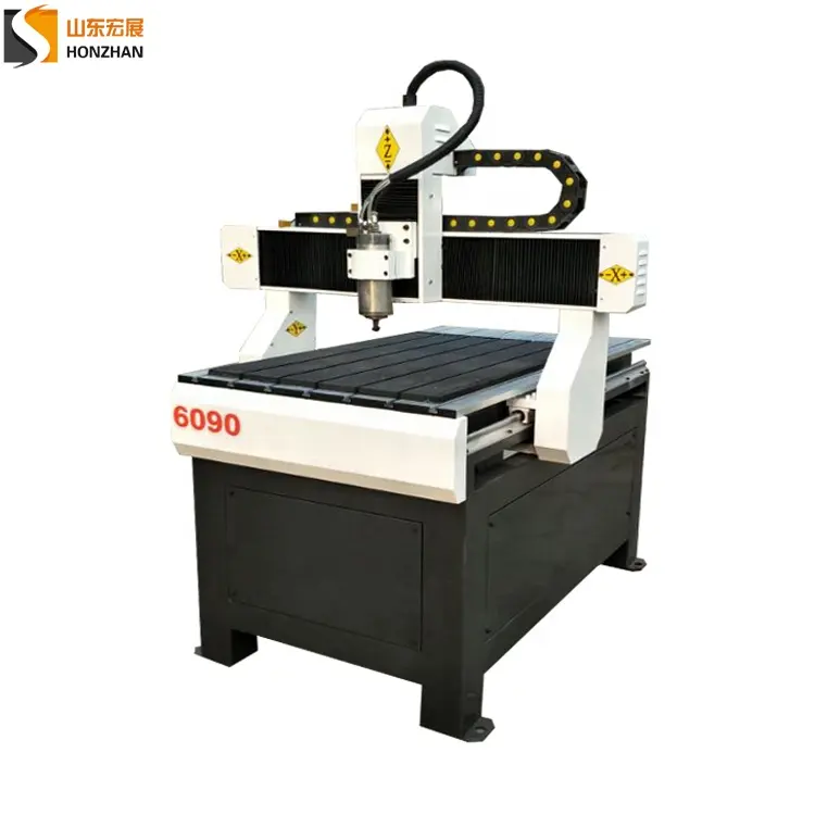 Iyi kalite sıcak satış cnc ahşap router gravür kesme makinesi 6090 modeli ile 1.5KW mili