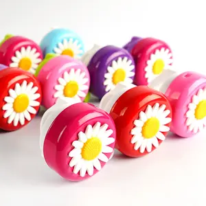 Timbre de bicicleta para niñas, cuernos, margaritas, flor, anillo de ciclismo, alarma, campana de girasol, crisantemo, MM 22,2, timbre de bicicleta para niños